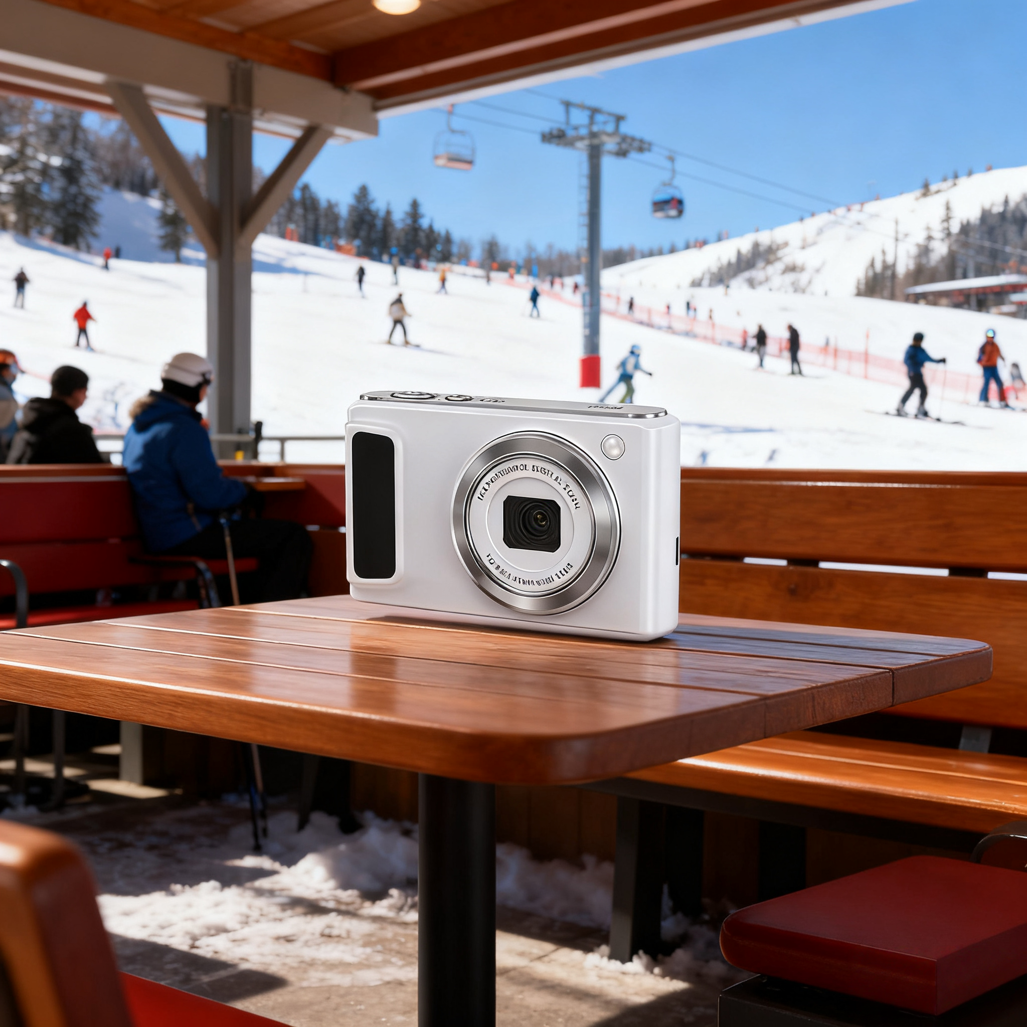 4K HD Digital Camera – Front & Rear Dual-Lens Selfie Camera